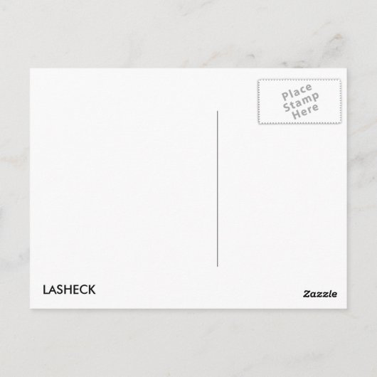 Ankunft auf Gleis 1 Postkarte (Rückseite)