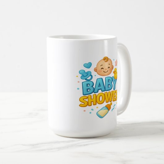 Ankunft - Babydusche Essentials Kaffeetasse (VorderseiteRechts)