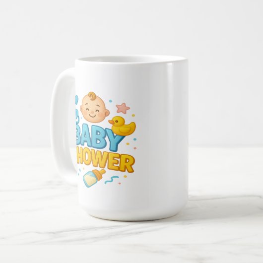 Ankunft - Babydusche Essentials Kaffeetasse (Vorderseite Links)
