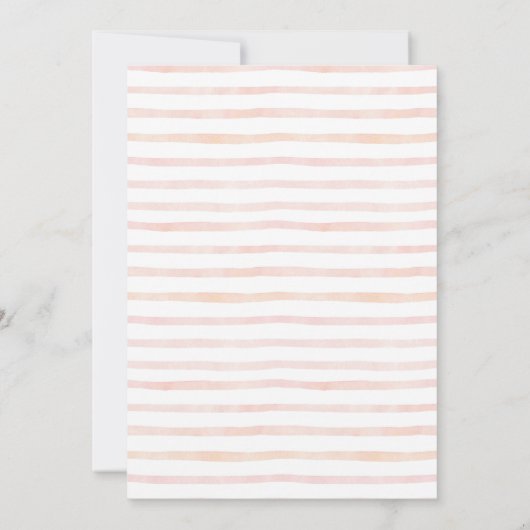 Ankunft bald niedlich rosa Teddy Bär winzigen Fahr Einladung (Rückseite)