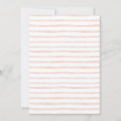 Ankunft bald rosa Teddy Bär winziger Pilot Einladung (Rückseite)