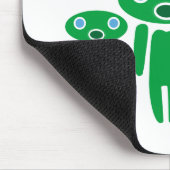 Ankunft der Außerirdischen Mousepad (Ecke)