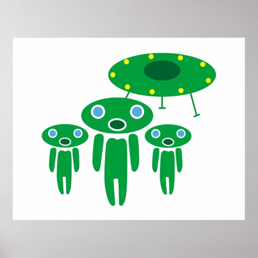 Ankunft der Außerirdischen Poster (Vorne)