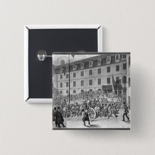 Ankunft der Convicts bei Bicetre Button (Vorne & Hinten)