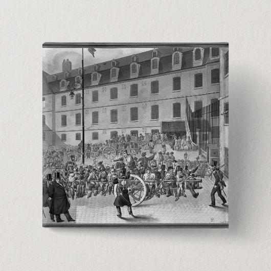 Ankunft der Convicts bei Bicetre Button (Vorderseite)