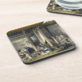 Ankunft der Heirat-Geschenke beim BrautResiden Untersetzer (Linke Seite)