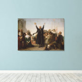 Ankunft der Pilgerväter, c.1864 (Öl auf Leinwanddruck (Insitu (Holzboden))