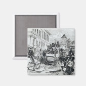 Ankunft der Regierungskonferenz Magnet (Vorderseite/Rückseite)