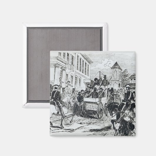 Ankunft der Regierungskonferenz Magnet (Vorderseite/Rückseite)