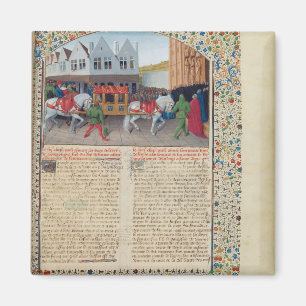 Ankunft des Kaisers Charles IV Magnet