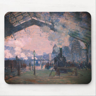 Ankunft des Normandy-Zuges, Gare Saint-Lazare: Mousepad