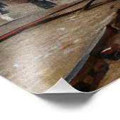 Ankunft des Zuges in der Normandie Fotodruck (Ecke)