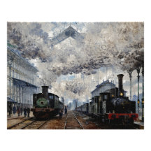 Ankunft des Zuges in der Normandie