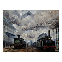 Ankunft des Zuges in der Normandie