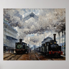 Ankunft des Zuges in der Normandie Poster