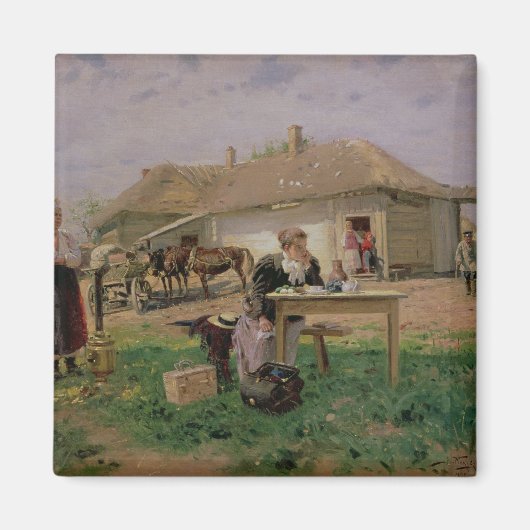 Ankunft einer Schulmeisterin im Magnet (Vorne)