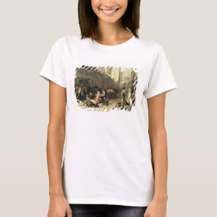 Ankunft eines Bühne-Coach am Terminus, Deta T-Shirt