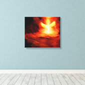 Ankunft eines Engels Leinwanddruck (Insitu (Holzboden))