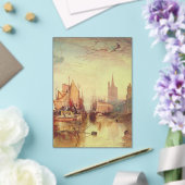 Ankunft eines Packet Boats durch Joseph Turner Acryleinladungen (In Situ (Hochzeit))