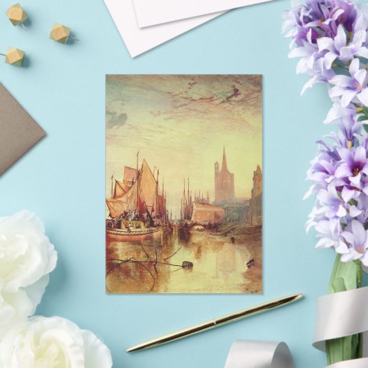 Ankunft eines Packet Boats durch Joseph Turner Acryleinladungen (In Situ (Hochzeit))