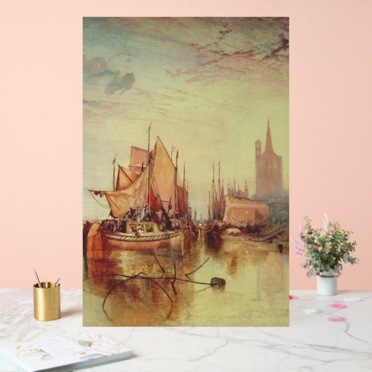 Ankunft eines Packet Boats durch Joseph Turner Acrylschild (Hochzeit)