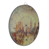 Ankunft eines Packet Boats durch Joseph Turner Dartscheibe (Vorderseite Links)