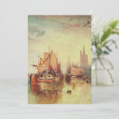 Ankunft eines Packet Boats durch Joseph Turner Einladung (Stehend Vorderseite)