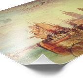 Ankunft eines Packet Boats durch Joseph Turner Fotodruck (Ecke)