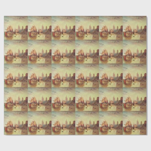 Ankunft eines Packet Boats durch Joseph Turner Geschenkpapier (Flach)