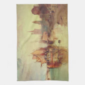 Ankunft eines Packet Boats durch Joseph Turner Geschirrtuch (Vertikal)