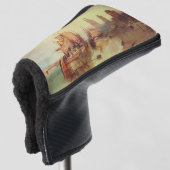 Ankunft eines Packet Boats durch Joseph Turner Golf Headcover (3/4 Vorderseite)
