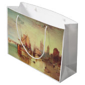 Ankunft eines Packet Boats durch Joseph Turner Große Geschenktüte (Rückseite Schrägansicht)