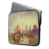 Ankunft eines Packet Boats durch Joseph Turner Laptopschutzhülle (Vorderseite Links)