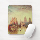Ankunft eines Packet Boats durch Joseph Turner Mousepad (Mit Mouse)