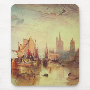 Ankunft eines Packet Boats durch Joseph Turner Mousepad