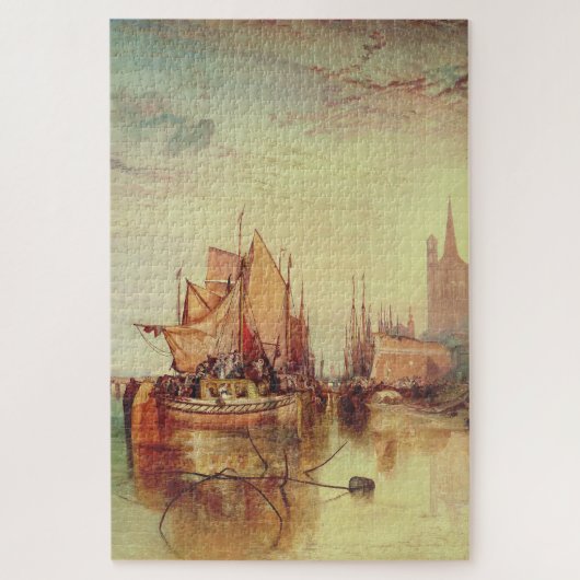 Ankunft eines Packet Boats durch Joseph Turner Puzzle (Vertikal)