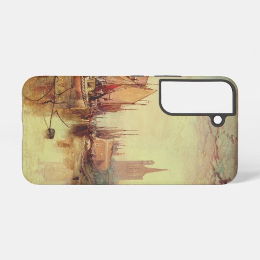 Ankunft eines Packet Boats durch Joseph Turner Samsung Galaxy Hülle (Rückseite (Horizontal))