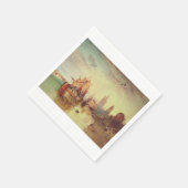 Ankunft eines Packet Boats durch Joseph Turner Serviette (Ecke)