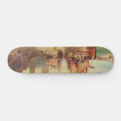 Ankunft eines Packet Boats durch Joseph Turner Skateboard (Horizontal)