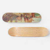 Ankunft eines Packet Boats durch Joseph Turner Skateboard (Horizontal)