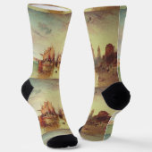 Ankunft eines Packet Boats durch Joseph Turner Socken (Gewinkelt)