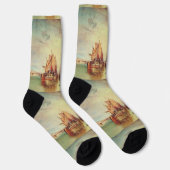 Ankunft eines Packet Boats durch Joseph Turner Socken (Rechts)