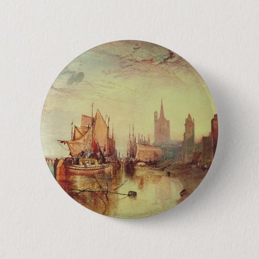 Ankunft eines Paketbootes von Joseph Turner Button (Vorderseite)