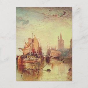 Ankunft eines Paketbootes von Joseph Turner Postkarte