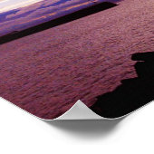 Ankunft eines Schiffes am frühen Morgen Poster (Ecke)