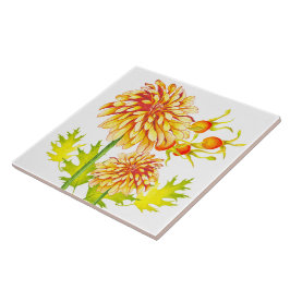 Ankunft im Herbst auf einer Keramik Fliese