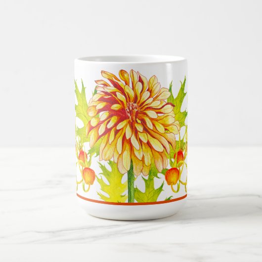 Ankunft im Herbst auf einer klassischen Tasse (15  (Mittel)