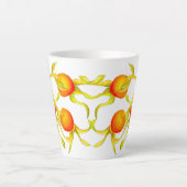 Ankunft im Herbst auf einer kleinen Latte-Tasse (R Milchtasse (Vorderseite)