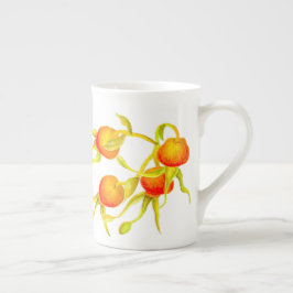 Ankunft im Herbst auf einer Knochen-China-Tasse (R Porzellantasse