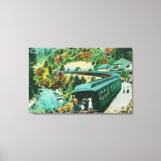 Ankunft in den Springs Leinwanddruck (Vorderseite)